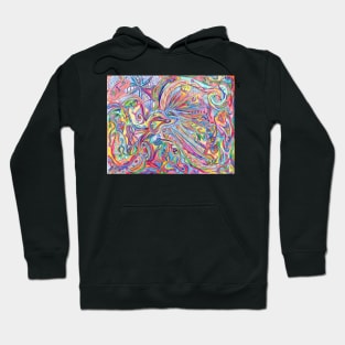 Trippy Psychedelic Swirl World Hoodie